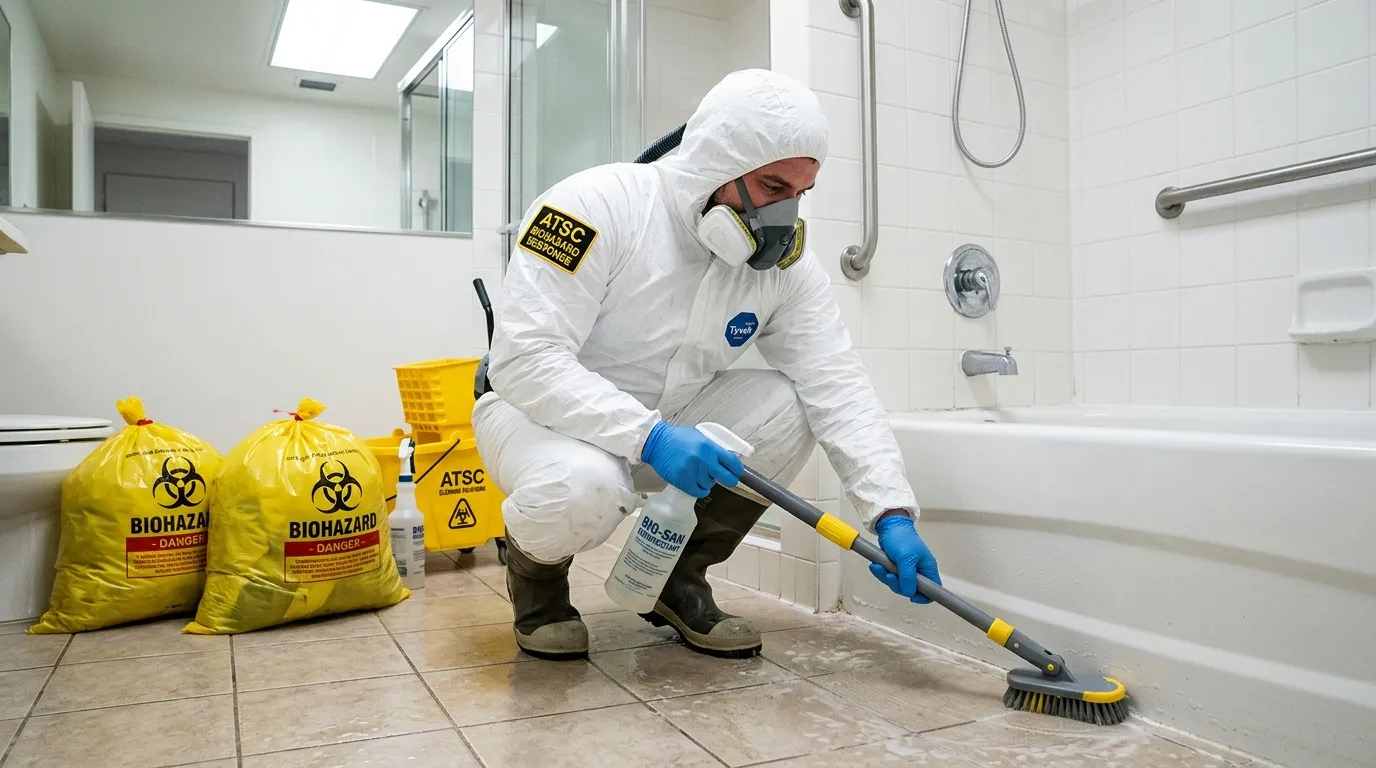 Decontamination equipment deployed for Blood Cleanup in Peabody